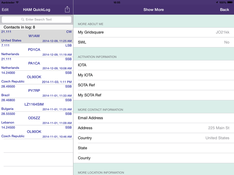 Mircules HAM QuickLog update for SOTA and IOTA