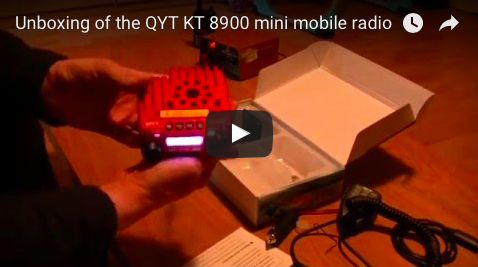 Unboxing of the QYT KT 8900 mini mobile radio