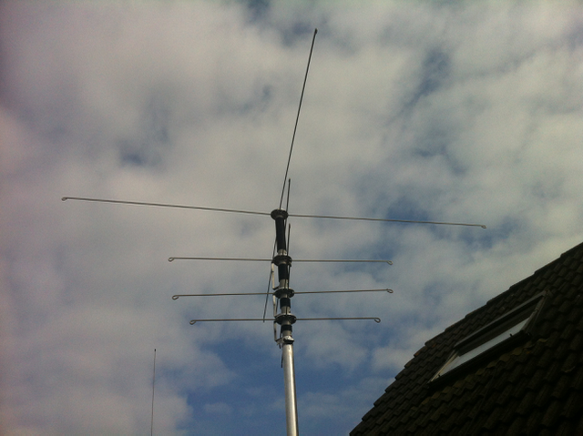The top of the antenna; 16 coat spaces